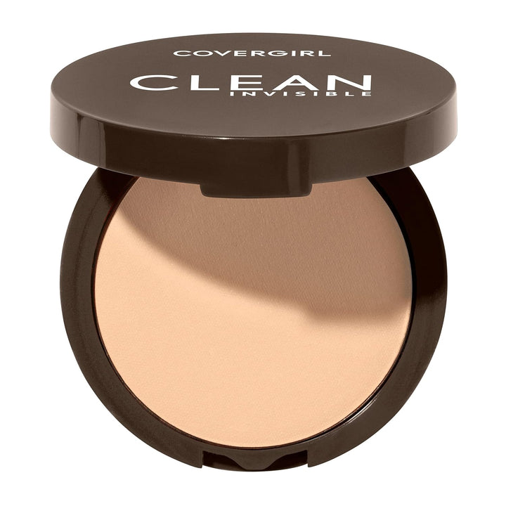 Covergirl Clean Invisible Pressed Powder, Lightweight, Breathable, Vegan Formula