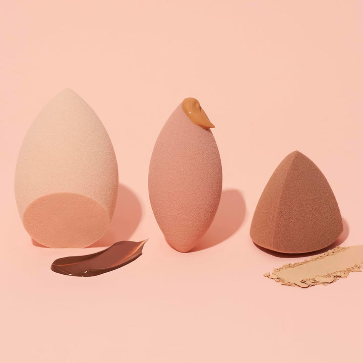 e.l.f. Total Sponge Set, Multi-use Makeup Sponge Set For Flawless Blending, Great For Powder Or Liquid Concealer &amp; Foundation, Vegan &amp; Cruelty-Free