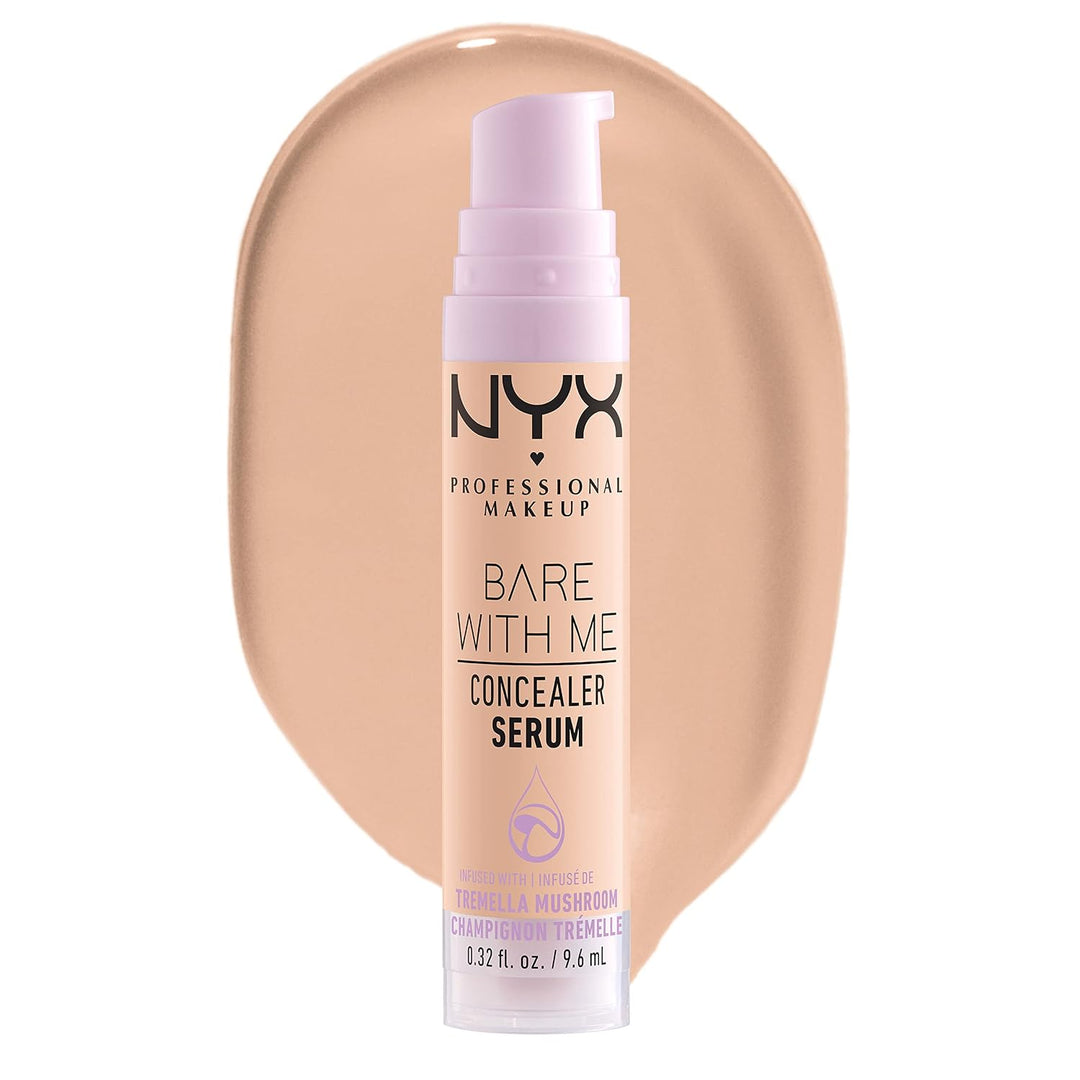 NYX PROFESSIONAL MAKEUP Bare With Me Concealer Serum, Concealer Makeup For Up To 24Hr Hydration