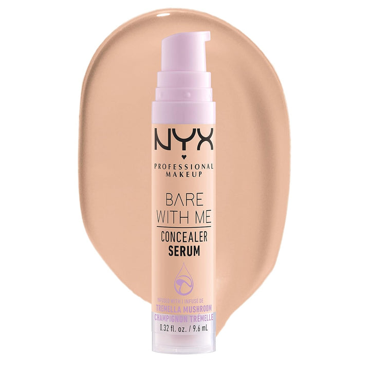 NYX PROFESSIONAL MAKEUP Bare With Me Concealer Serum, Concealer Makeup For Up To 24Hr Hydration