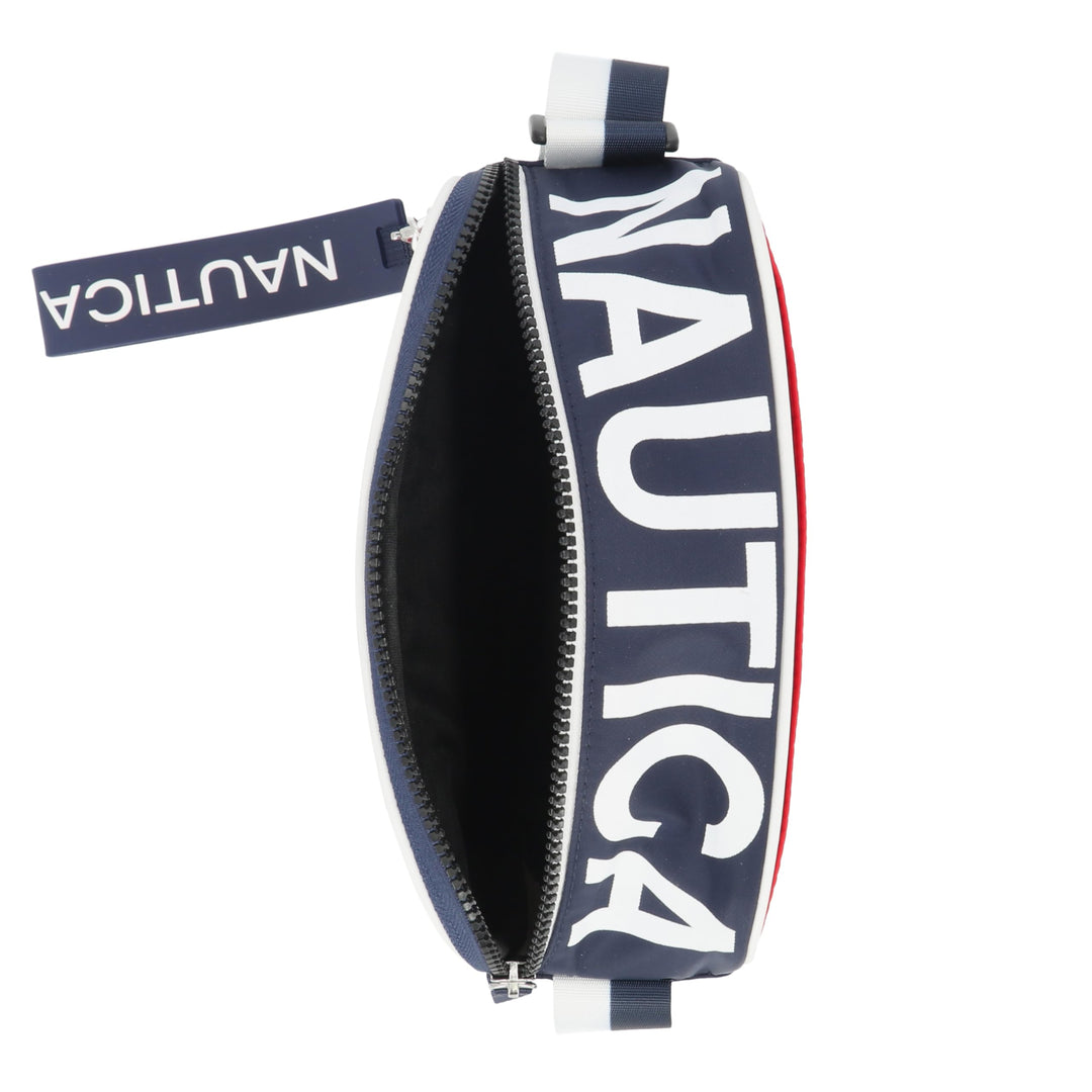 Nautica pouch with visible branding on a white background
