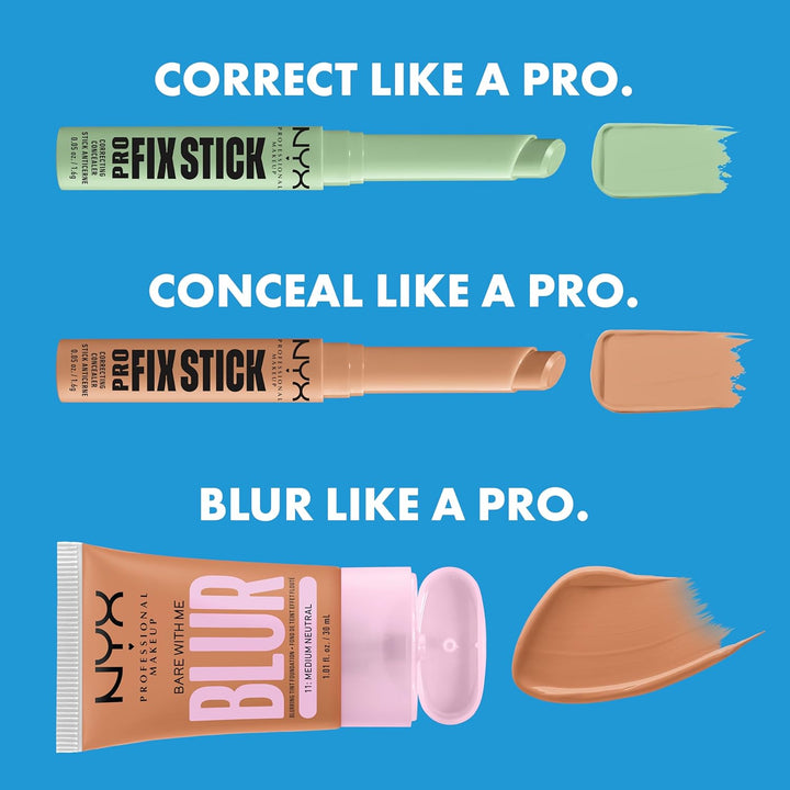 NYX PROFESSIONAL MAKEUP Pro Fix Stick Correcting Concealer, Buildable Medium Coverage Concealer Stick