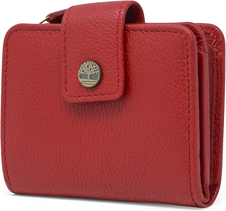 Timberland Women's Leather RFID Small Indexer Wallet Billfold - 3alababak