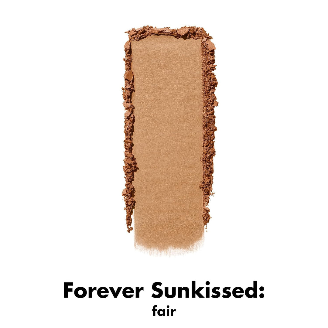 e.l.f. Primer-infused Bronzer, Long-Wear, Matte, Bold, Lightweight, Blends Easily, Contours Cheeks, All-Day Wear, 0.35 Oz