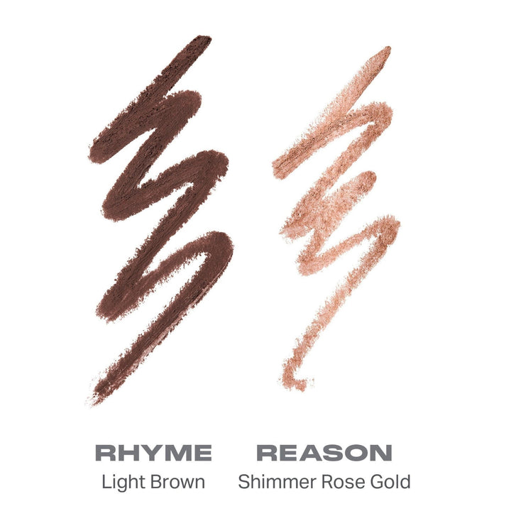 Morphe Bi-Liner Dual-Ended Gel Eyeliner Pencil - Matte &amp; Metallic Eye Liner Duo with Long Lasting Waterproof Color for Precise and Smoked Eye Makeup Looks