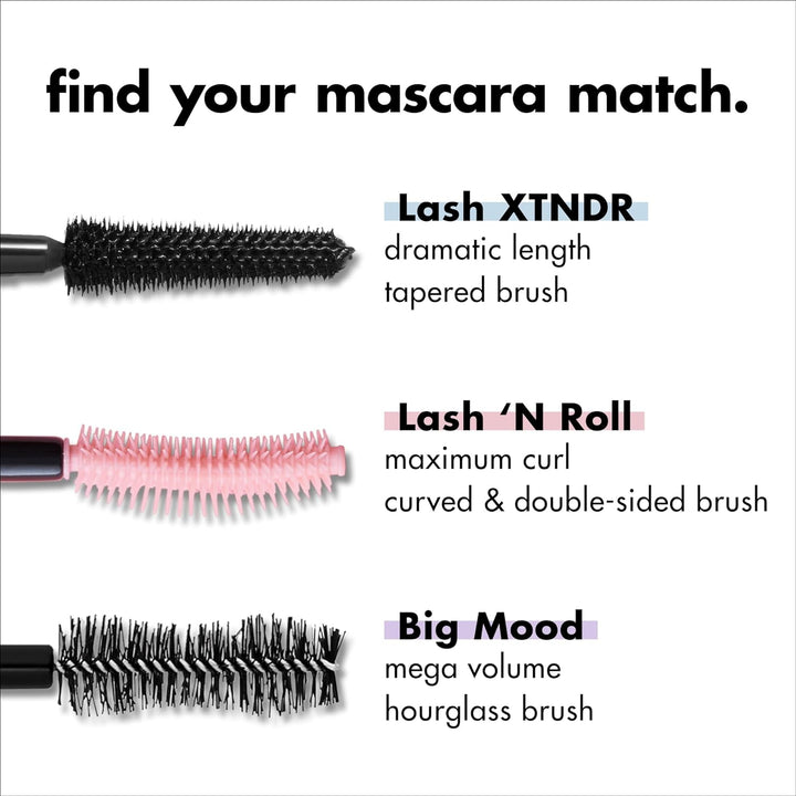 e.l.f. Lash XTNDR Mascara, Made With Tubing Technology For The Look Of Lash Extensions, Clump & Flake Free, Vegan & Cruelty-Free, Pitch Black