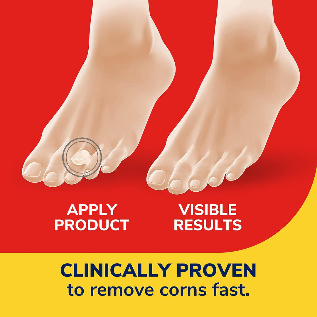 Dr. Scholl's Corn REMOVERS Seal & Heal Bandage with Hydrogel Technology, 6 Cushions , Removes Corns Fast and Provides Cushioning Protection Against Shoe Pressure and Friction for All-Day Pain Relief