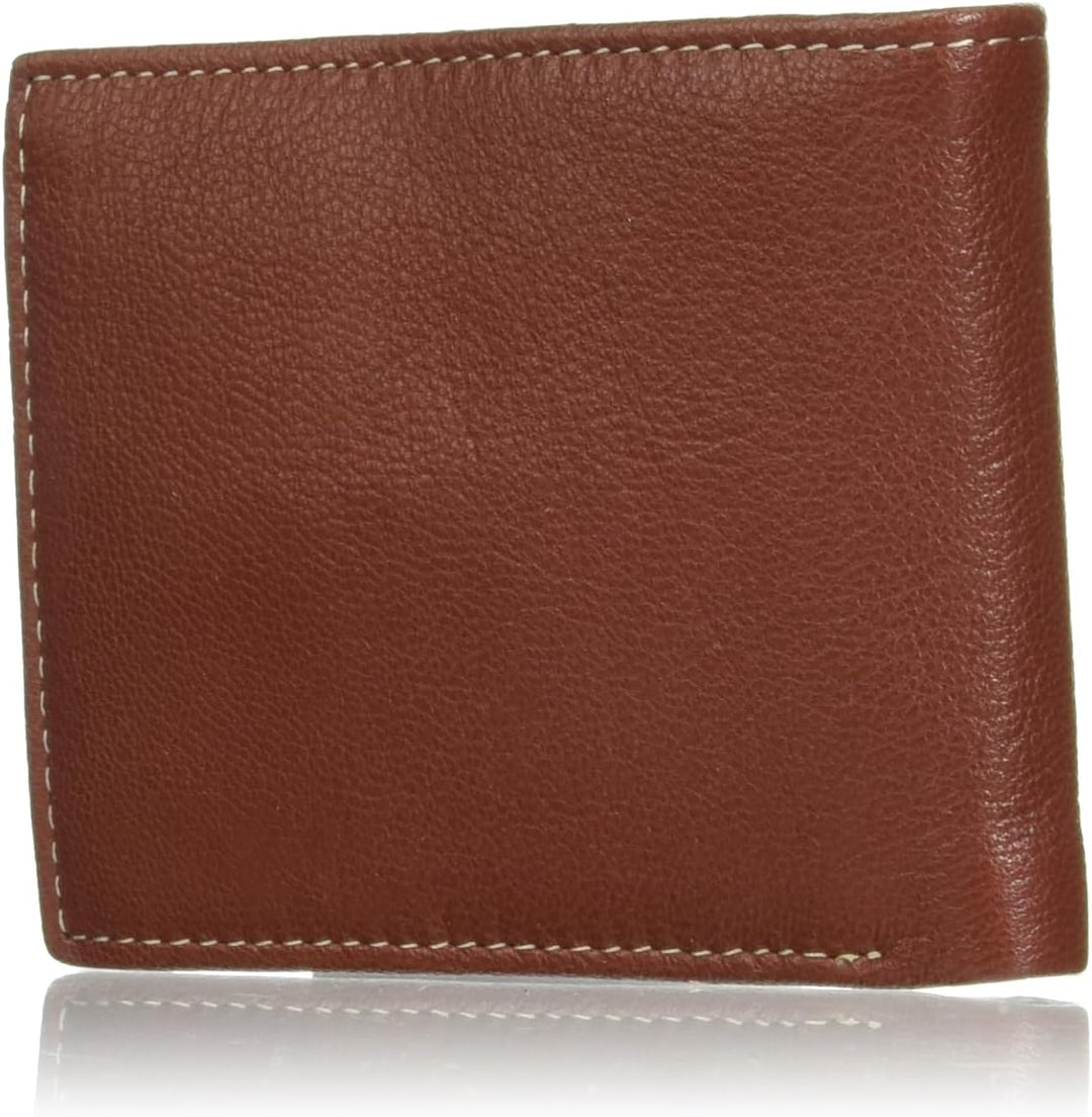 Timberland D97017 Men's Leather Passcase Security RFID Wallet, Brown