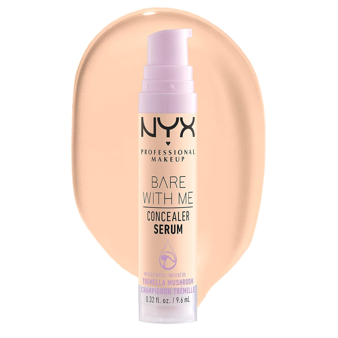 NYX PROFESSIONAL MAKEUP Bare With Me Concealer Serum, Concealer Makeup For Up To 24Hr Hydration