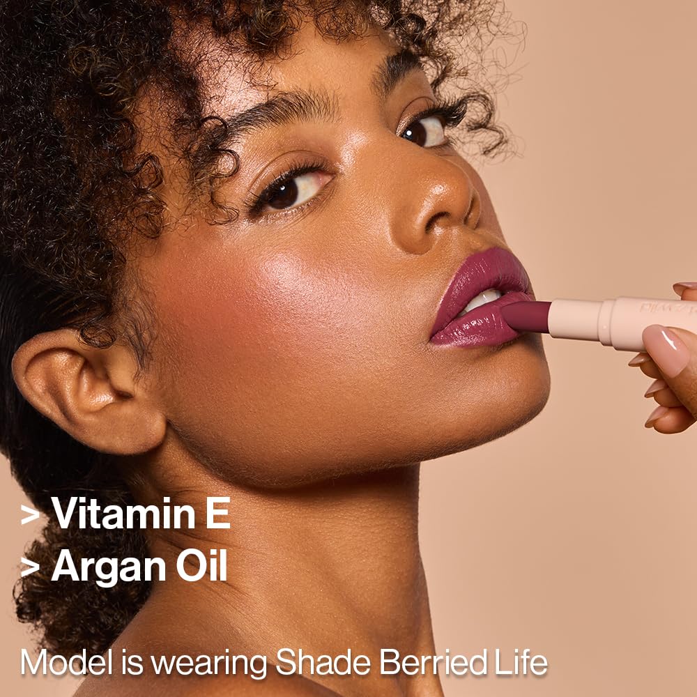 wet n wild Mega Last Rich Satin Lip Color, Rich Creamy Color with Satin Finish, Infused with Vitamin E &amp; Moisturizing Argan Oil, Lightweight, Silky-Smooth, Vegan &amp; Cruelty-Free