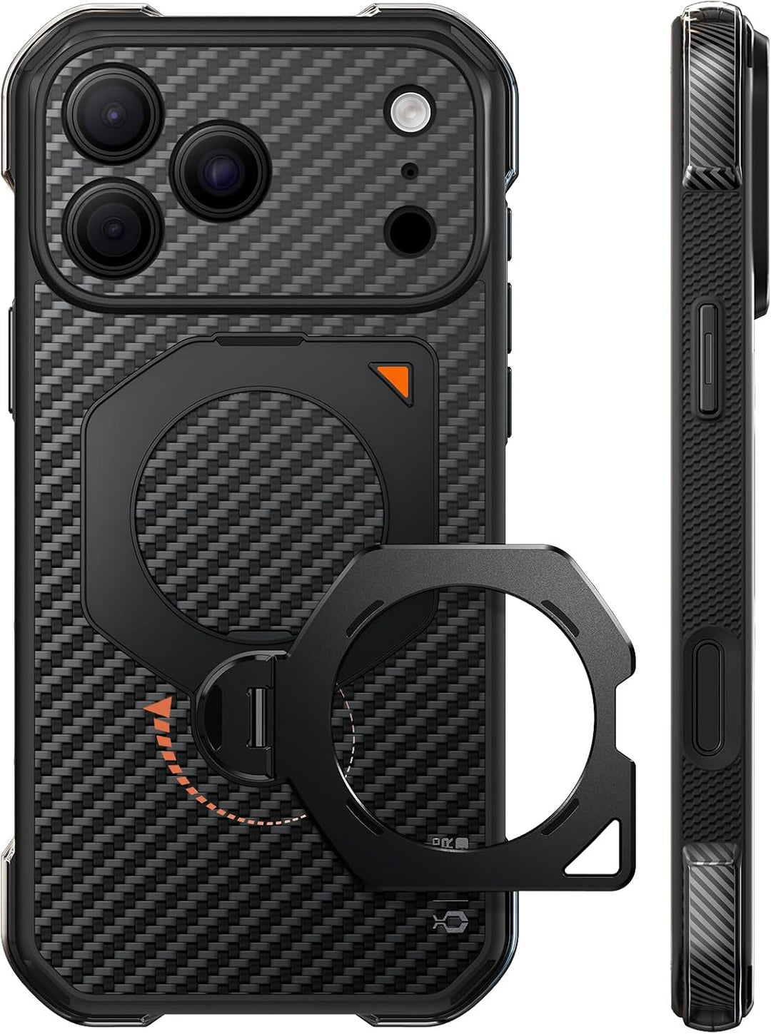 SUPCASE for iPhone 18 Pro Max Case with 360° Rotating Stand, Airbag Protection, 360° Kickstand, Fit for MagSafe, Camera Control, Heavy-Duty Phone Case for iPhone 17 /18 Pro Max, UB Aero