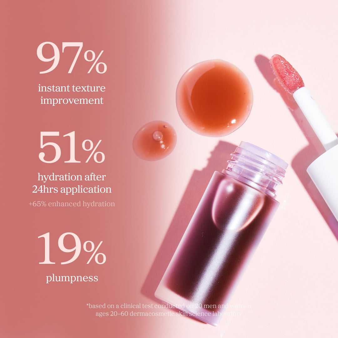 NOONI Korean Lip Oil - Applemint | Long-Lasting, Moisturizing, Plumping, Revitalizing for Dry Lips, Waterproof, No Peel Off, Hydrating, Nourishing Crystal Clear Lip Stain, 0.12 FL Oz