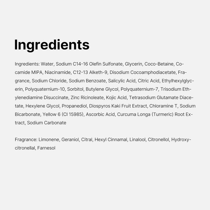 medicube Kojic Acid Turmeric Brightening Body Wash | Gentle Shower Gel for Uneven Skin | Niacinamide, Vitamin C, AHA/BHA | Deep Cleansing, Hydrating Formula | Easy and Effective, 13.52 fl.oz