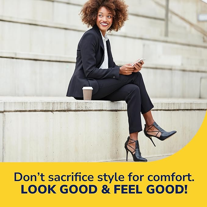 Dr. Scholl's Love Your Heels & Wedges 3/4 Length Insoles, All-Day Comfort for High Heeled Shoes, Relieve & Prevent Shoe Discomfort, Absorbs Shock, Arch Support, No-Show Discreet Insert, 1 Pair