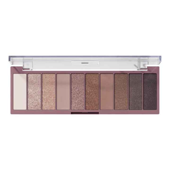 e.l.f. Perfect 10 Eyeshadow Palette, Ten Ultra-pigmented Neutral Shades, Blendable Formula, Vegan & Cruelty-free