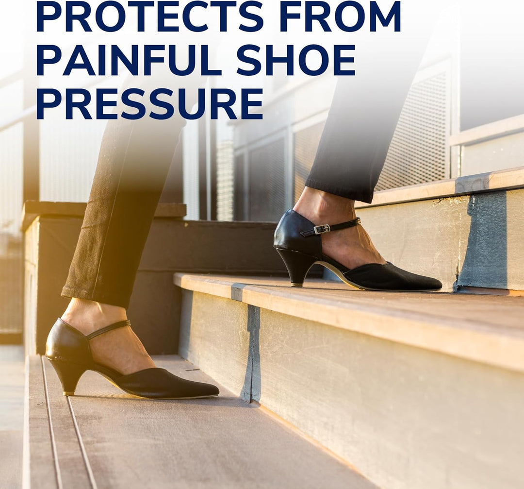 Dr. Scholl's Moleskin Padding Strips, 3 Strips // Thin, Flexible Cushioning & Pain Relief - Cut to Any Size - Doctor Recommended - Strip Size 4 1/8 Inches X 3 3/8 Inches