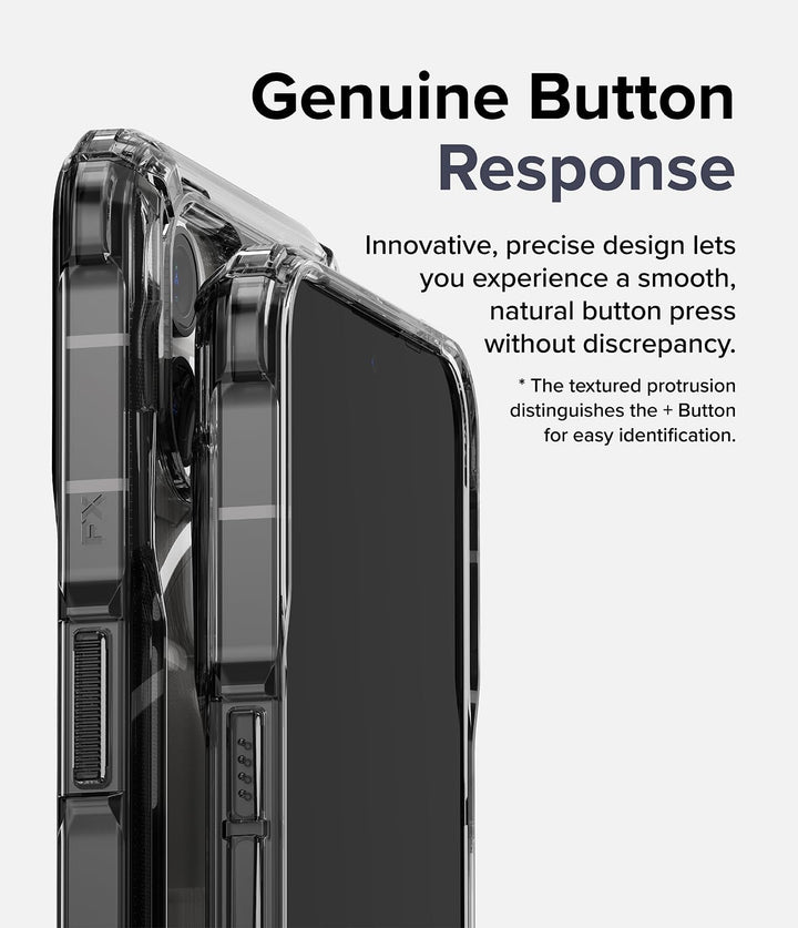 Ringke Fusion-X [Anti-Scratch Dual Coating] Compatible with Nothing Phone 2 Case, Augmented Bumper Shockproof Cover Designed for Nothing Phone (2) - Smoke Black