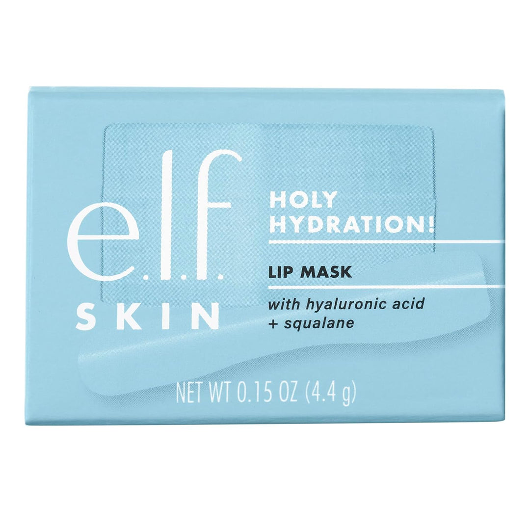 e.l.f. SKIN Holy Hydration! Lip Mask, Hydrating Lip Mask For A Softer &amp; Smoother Pout, Infused With Hyaluronic Acid, Non-Sticky, Vegan &amp; Cruelty-Free 4.4 Gram