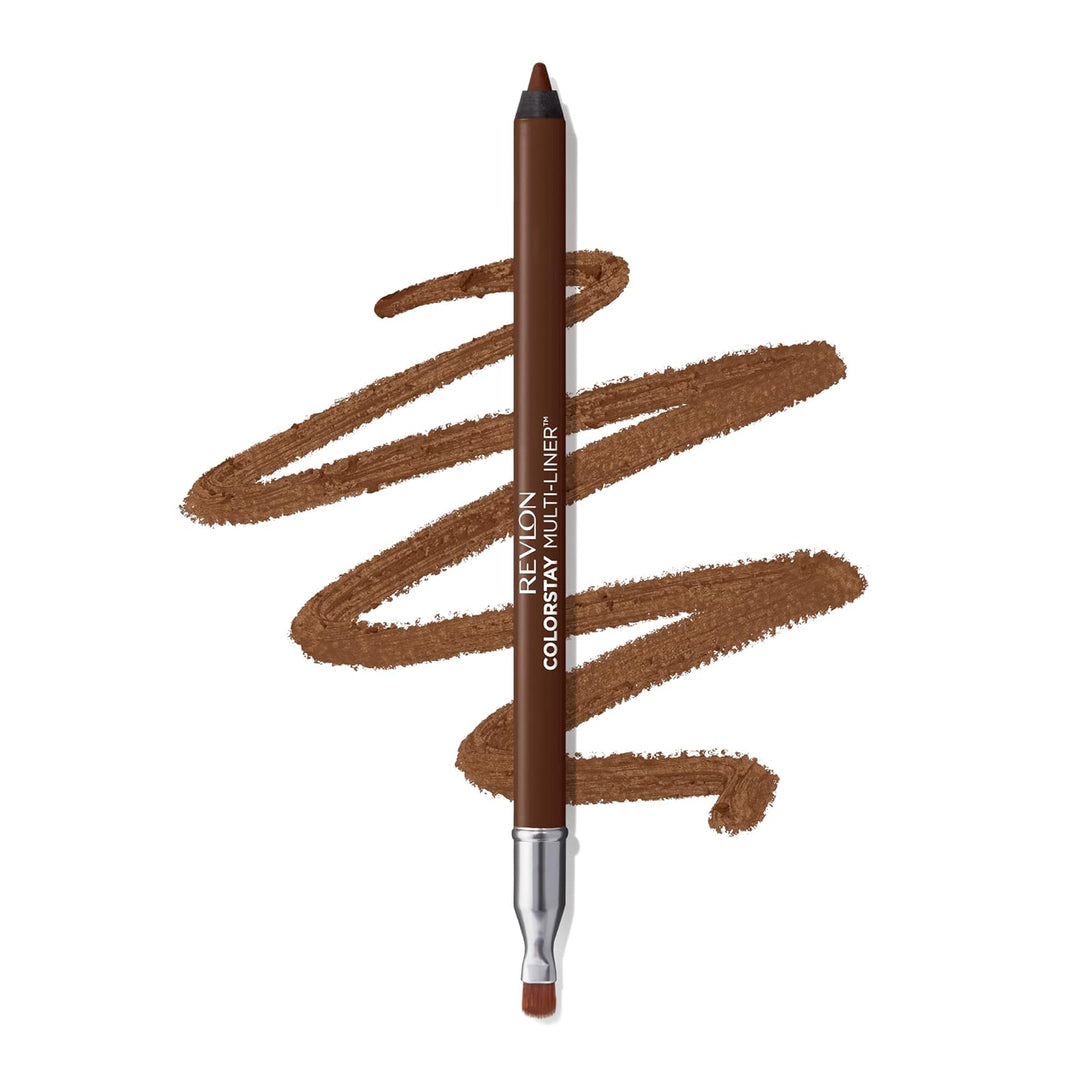 Revlon ColorStay Multi-Liner for Lips, Eyes &amp; Face | Creamy multi-use liner for lips, eyes &amp; face. Precision brush for easy blending. Glides on without tugging.