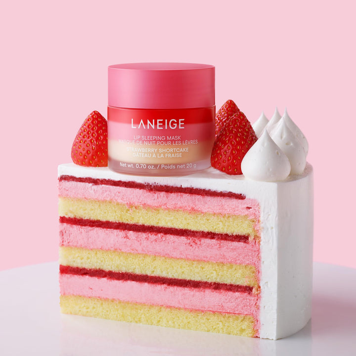 LANEIGE Lip Sleeping Mask: Korean Overnight Treatment For Dry Lips | Hydrating &amp; Nourishing Overnight Lip Treatment Mask with Vitamin C, Shea &amp; Murumuru Seed Butter