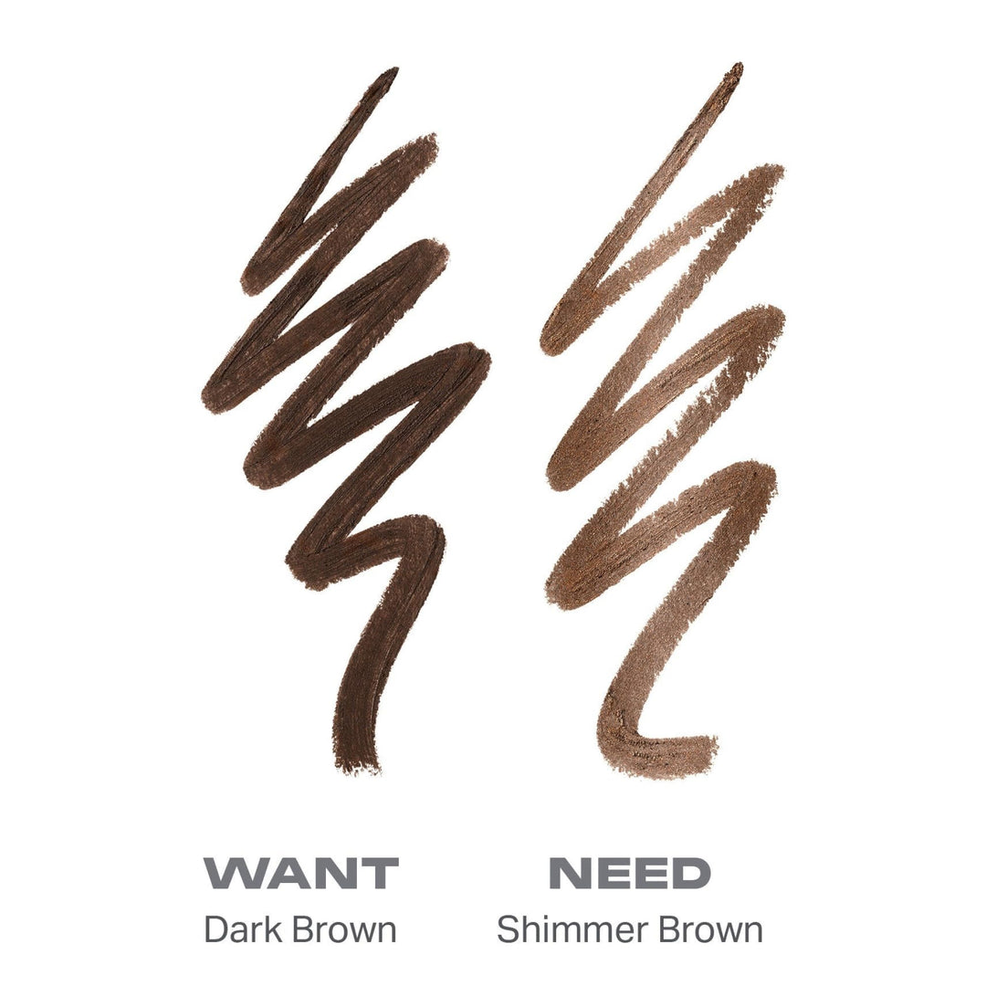 Morphe Bi-Liner Dual-Ended Gel Eyeliner Pencil - Matte &amp; Metallic Eye Liner Duo with Long Lasting Waterproof Color for Precise and Smoked Eye Makeup Looks