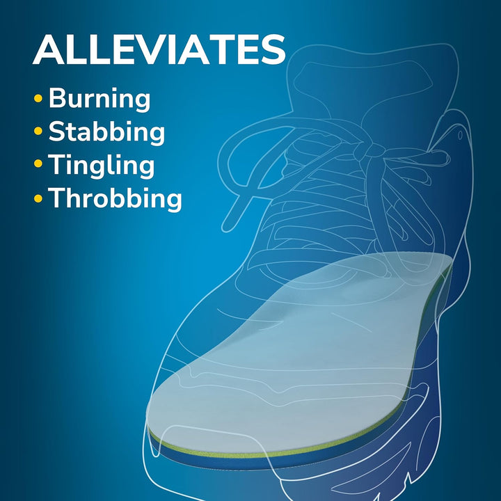 Dr. Scholl’s Pressure Relief Insoles - The Only Proven Insole to Reduce Episodes of Nerve Pain, Neuropathy Pain Relief for Feet, Good for Diabetics, Reduces Foot Pressure, Shoe Inserts Women Size 6-10