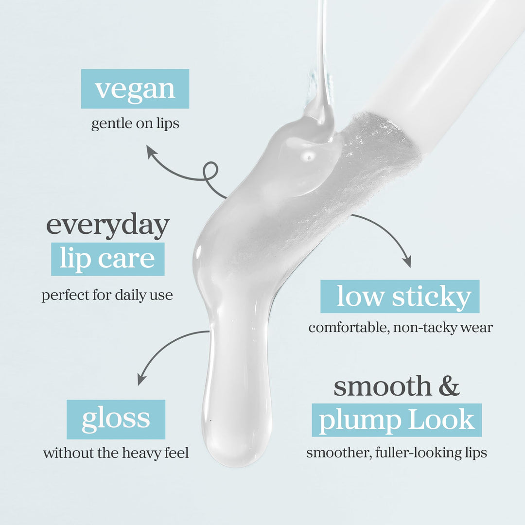 NOONI Korean Lip Oil - Applemint | Long-Lasting, Moisturizing, Plumping, Revitalizing for Dry Lips, Waterproof, No Peel Off, Hydrating, Nourishing Crystal Clear Lip Stain, 0.12 FL Oz