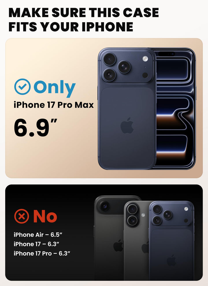 i-Blason Ares for iPhone 17 Pro Max Case with Stand [9H Tempered Glass Screen Protector][MagSafe Compatible] [Camera Control Button] Military-Grade Protection Full-Body Heavy Duty Magnetic Case