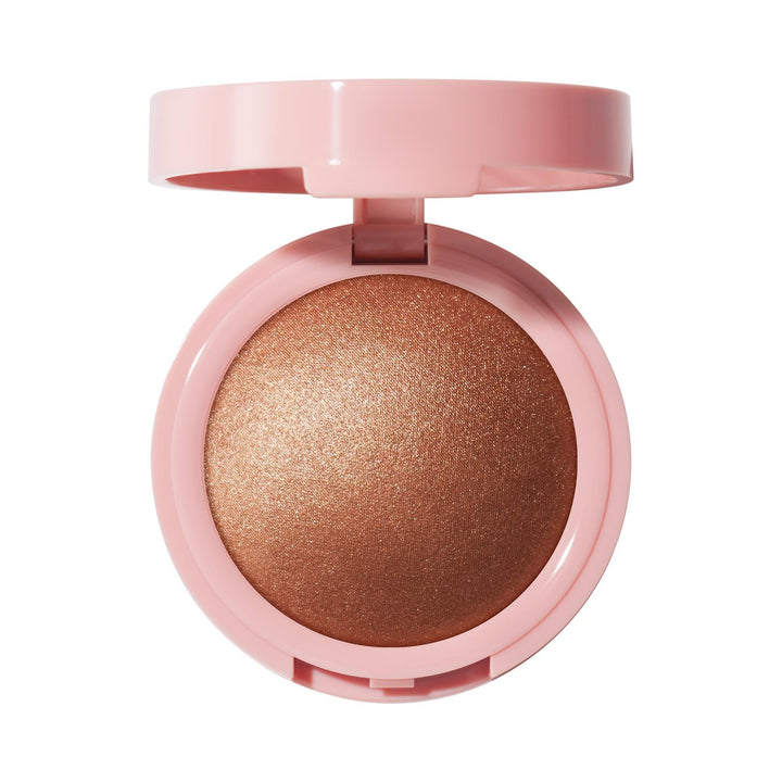 e.l.f. Halo Glow Silky Powder Highlighter, Long-Lasting Luminous Finish, Cake-Resistant With Micro-Shimmer, Vegan & Cruelty-Free