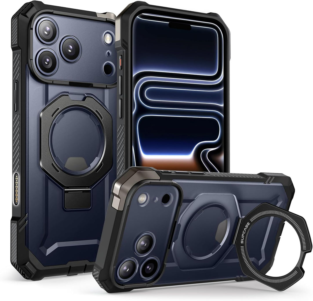 SUPCASE for iPhone 17 Pro Case with Kickstand (Unicorn Beetle Grip), [Camera Control Cover] [Compatible with MagSafe] [Military-Grade Drop Protection] Heavy Duty Magnetic Phone Case