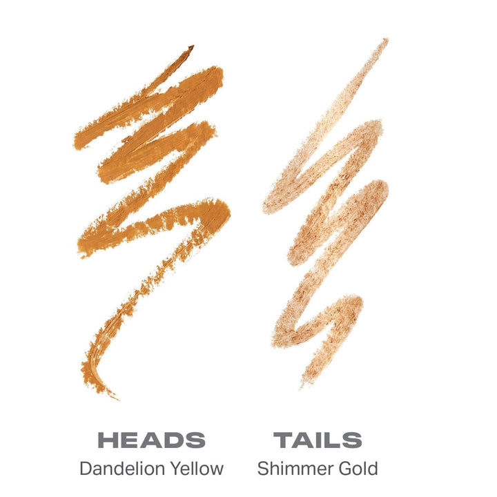 Morphe Bi-Liner Dual-Ended Gel Eyeliner Pencil - Matte &amp; Metallic Eye Liner Duo with Long Lasting Waterproof Color for Precise and Smoked Eye Makeup Looks