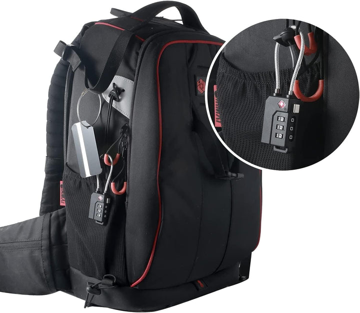 Code Lock for Travel Luggage Password Changeable Lock - Black - Style 2
