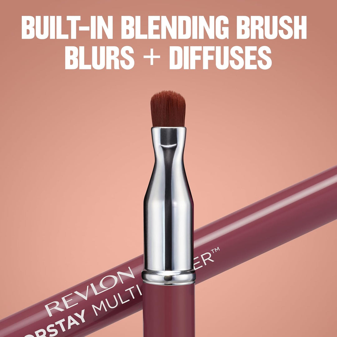 Revlon ColorStay Multi-Liner for Lips, Eyes &amp; Face | Creamy multi-use liner for lips, eyes &amp; face. Precision brush for easy blending. Glides on without tugging.
