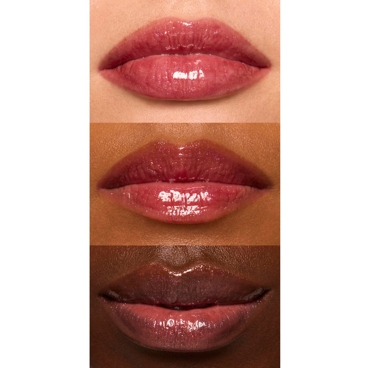 e.l.f. Glow Reviver Lip Oil, Nourishing and Hydrating with High-Shine Glimmer Finish & Sheer Wash Of Color, Minty Scent, Non-Sticky, Vegan & Cruelty-free