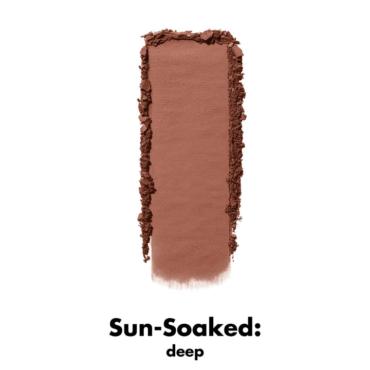 e.l.f. Primer-infused Bronzer, Long-Wear, Matte, Bold, Lightweight, Blends Easily, Contours Cheeks, All-Day Wear, 0.35 Oz