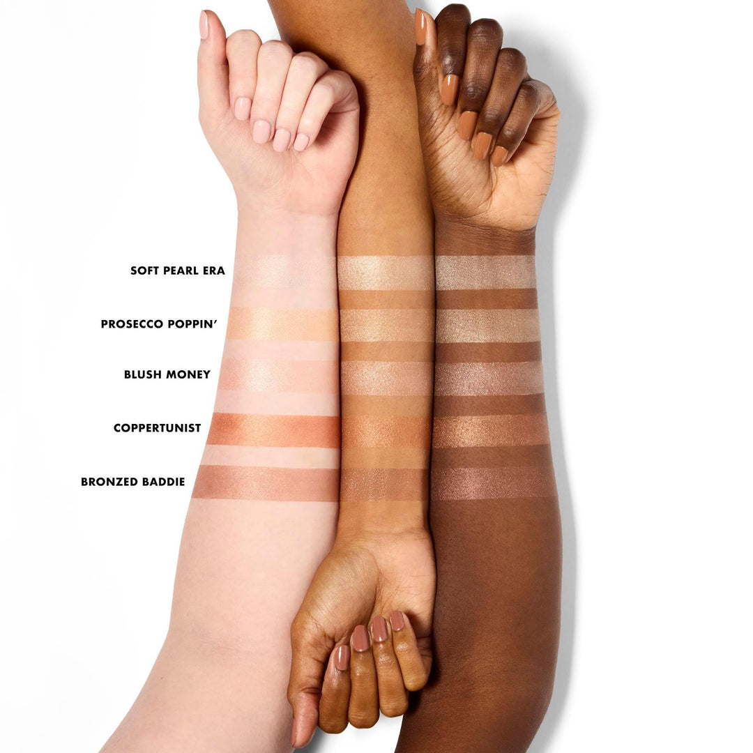 e.l.f. Halo Glow Silky Powder Highlighter, Long-Lasting Luminous Finish, Cake-Resistant With Micro-Shimmer, Vegan & Cruelty-Free