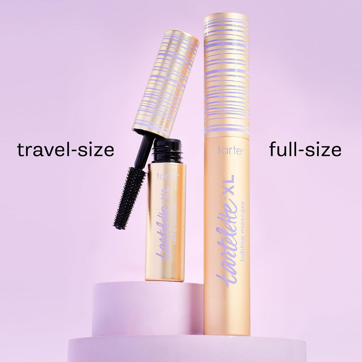 tarte tartelette XL tubing mascara – Lash Extensions in a Tube with Peptide, Extra-Bold Buildable Lifted Length &amp; Volume, Smudge-Proof Longwear, Easy-to-Remove, Vegan &amp; Cruelty-Free