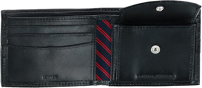 Tommy Hilfiger 31TL130088 Men's Classic Bifold Wallet with ID Window and Multiple Card Slots