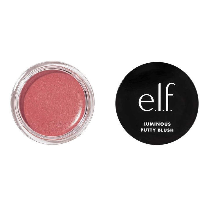 e.l.f. Luminous Putty Blush, Putty-to-Powder, Buildable Blush With A Subtle Shimmer Finish, Highly Pigmented & Creamy, Vegan & Cruelty-Free