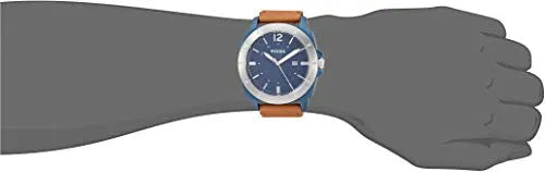 Fossil Men's Stainless Steel Quartez Leather Strap Watch, Brown - BQ2323 - 3alababak