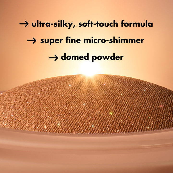 e.l.f. Halo Glow Silky Powder Highlighter, Long-Lasting Luminous Finish, Cake-Resistant With Micro-Shimmer, Vegan & Cruelty-Free