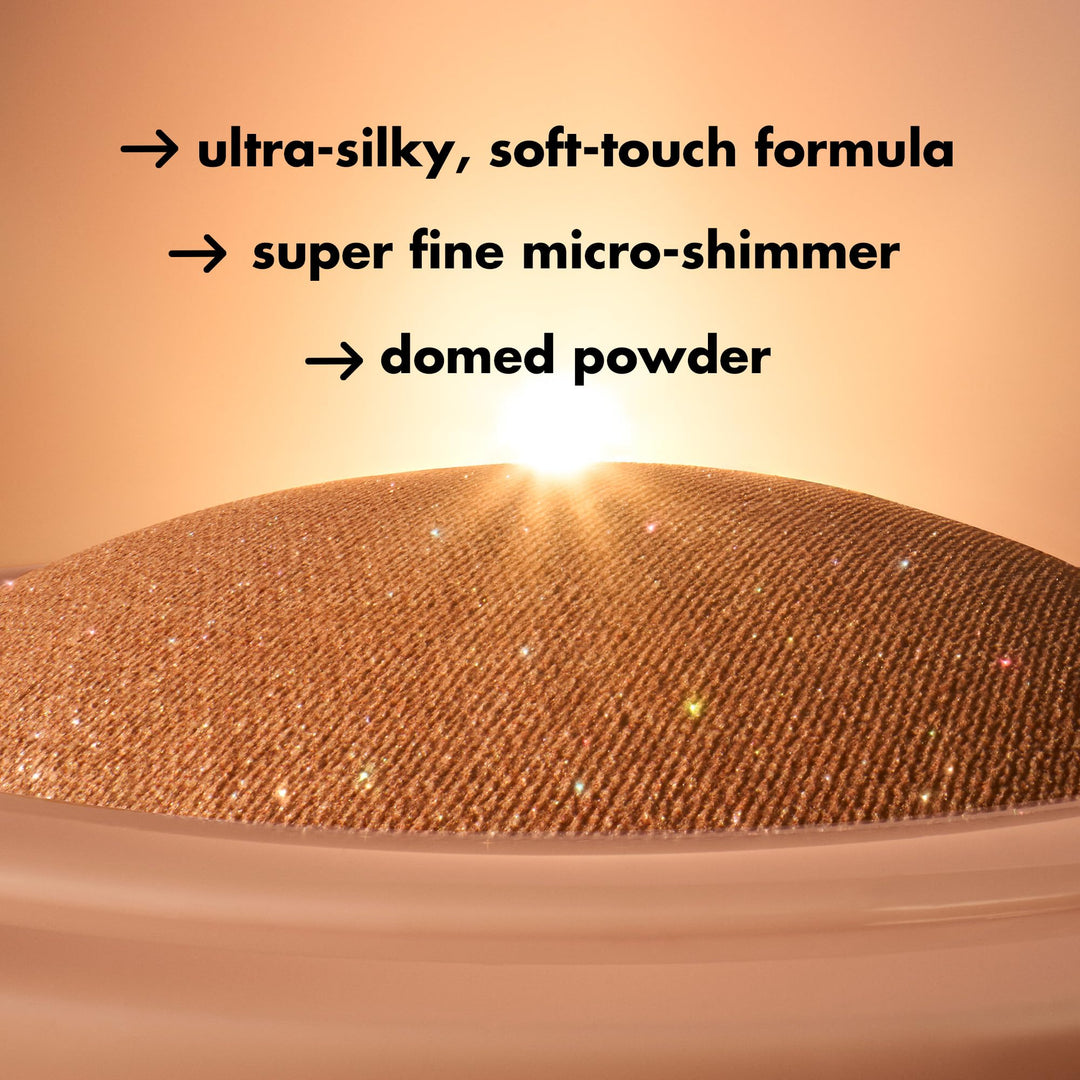 e.l.f. Halo Glow Silky Powder Highlighter, Long-Lasting Luminous Finish, Cake-Resistant With Micro-Shimmer, Vegan & Cruelty-Free