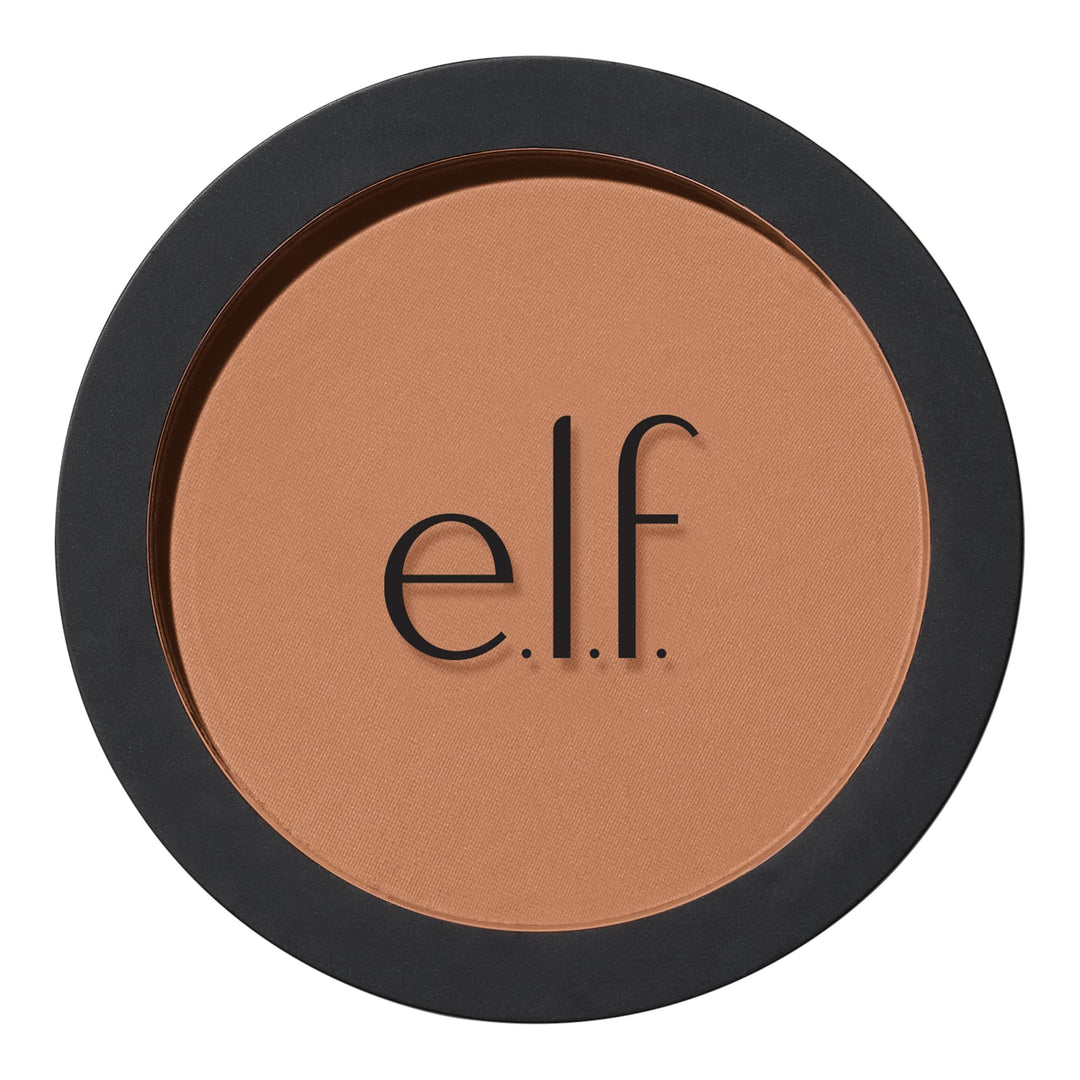 e.l.f. Primer-Infused Bronzer, Long-Lasting, Lightweight &amp; Buildable Powder Bronzer, Delivers A Matte Finish, Vegan &amp; Cruelty-Free