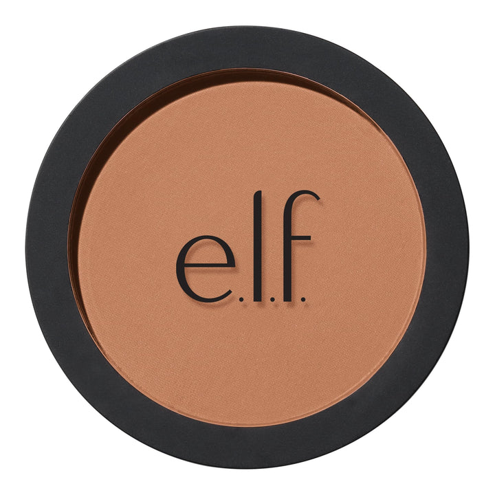e.l.f. Primer-Infused Bronzer, Long-Lasting, Lightweight &amp; Buildable Powder Bronzer, Delivers A Matte Finish, Vegan &amp; Cruelty-Free