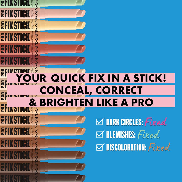 NYX PROFESSIONAL MAKEUP Pro Fix Stick Correcting Concealer, Buildable Medium Coverage Concealer Stick