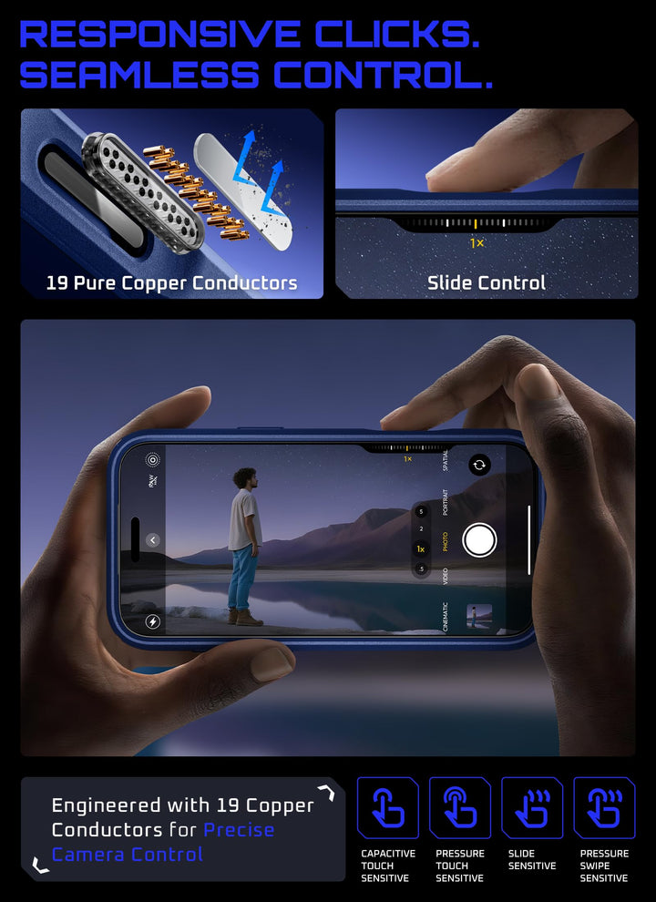 جراب SUPCASE لهاتف iPhone 18 Pro Max / 17 Pro Max مع مسند، زر تحكم بالكاميرا، متوافق مع MagSafe، حماية بمعايير عسكرية، ظهر شبه شفاف نحيف، إصدار Unicorn Beetle Mag