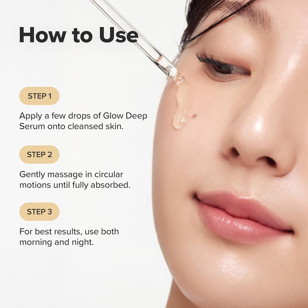 Beauty of Joseon Glow Deep Serum Rice Alpha-Arbutin for Uneven Dull Skin Tone, Daily Korean Skin Care for Men and Women 30m