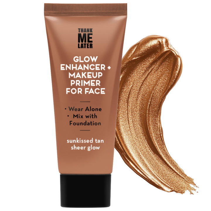 Elizabeth Mott Thank Me Later Glow Enhancer - Hydrating Face Primer &amp; Highlighter for Radiant Skin, Vegan &amp; Cruelty-Free, No Sulfates, Parabens, or Phthalates  - 30g