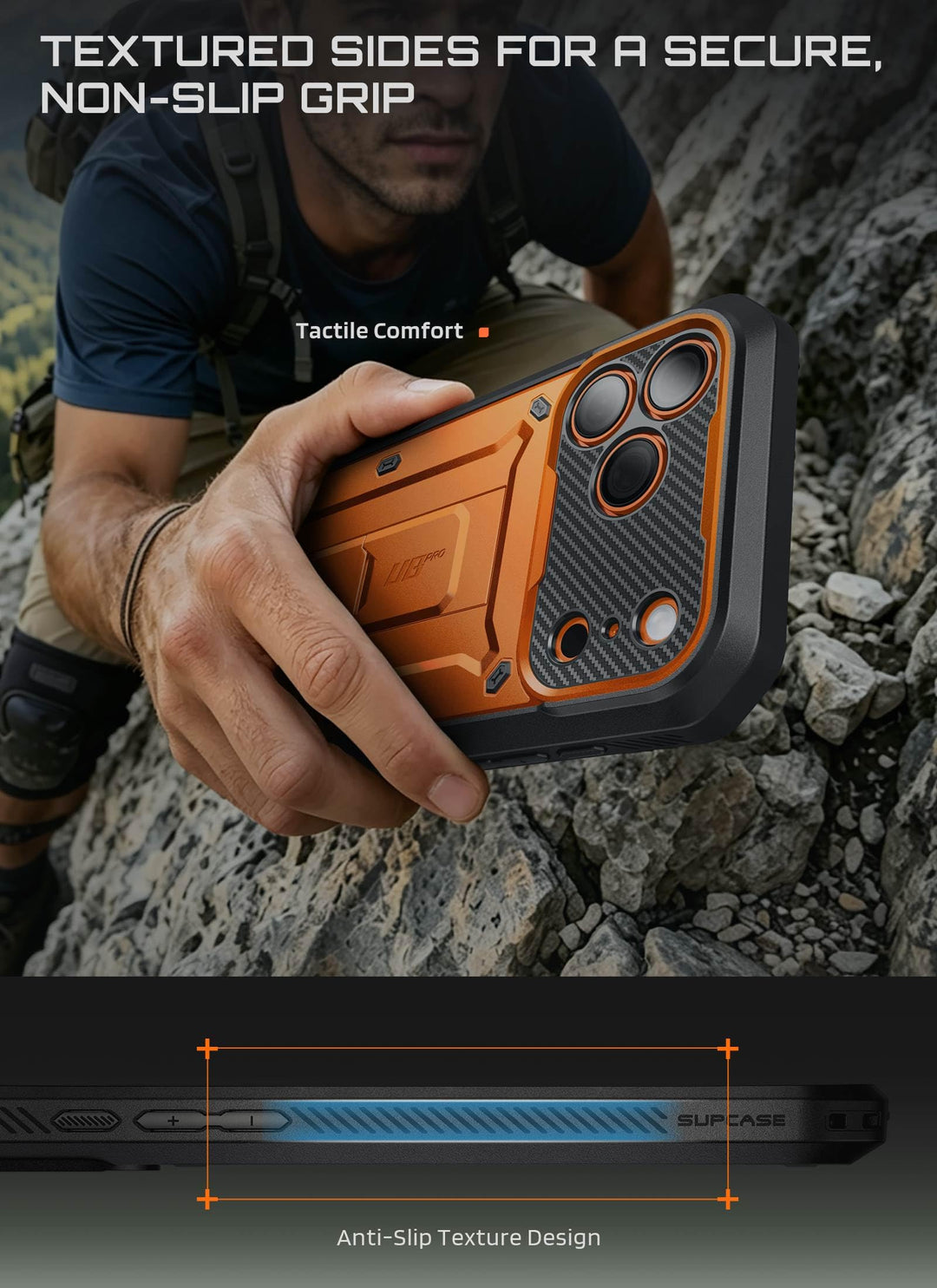 SUPCASE for iPhone Case, Belt Clip, Military-Grade Protection, Built-in Kickstand &amp; Screen Protector, Camera Control, Heavy-Duty Phone Case, Unicorn Beetle Pro