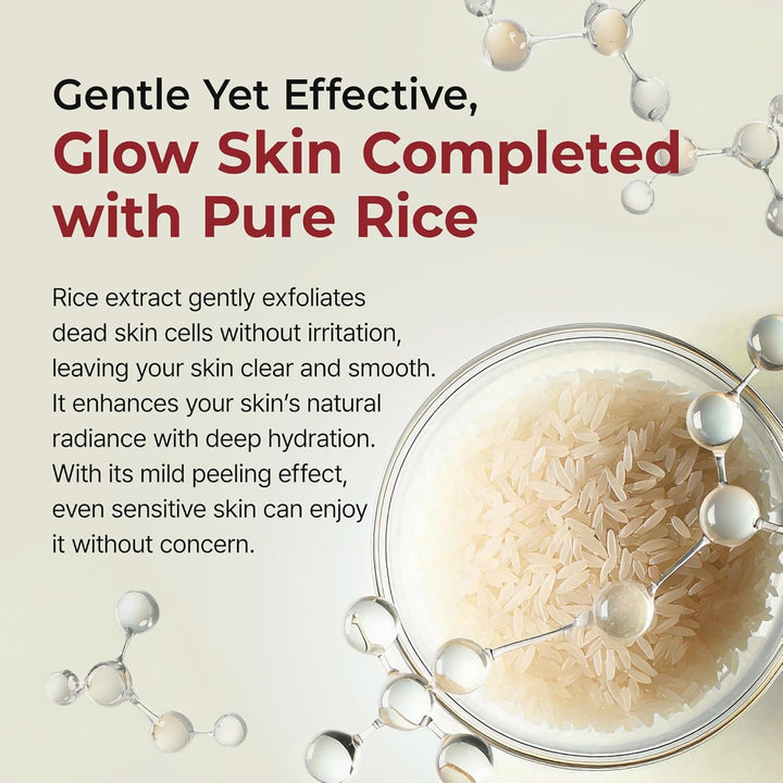 Dr.Melaxin Peel Shot Glow مقشر الأرز الأسود 80 مل، مزيل الجلد الميت مقشر لطيف بخلاصة ماء الأرز، أحماض ألفا وبيتا هيدروكسي، نياسيناميد، لتحسين ملمس البشرة يومياً، لجميع أنواع البشرة، مستحضرات العناية بالبشرة الكورية